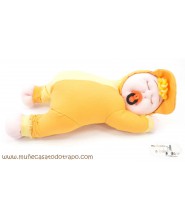 Muñecas de trapo - Siestina Amarilla - 37 cm