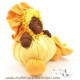 La Buñuela Amarilla - Muñeca de trapo negra - 23 cms