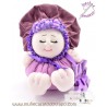 Lilac doll the Buñuela Bigfoot - 23 cm