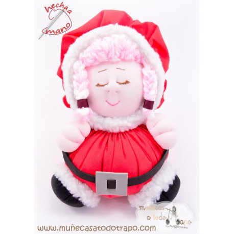 Mamá Noel - Muñecas de trapo Las Buñuelas Navidad